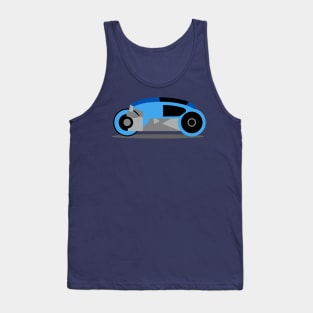 Tron's Blue Light Cycle (1st Generation) Tank Top